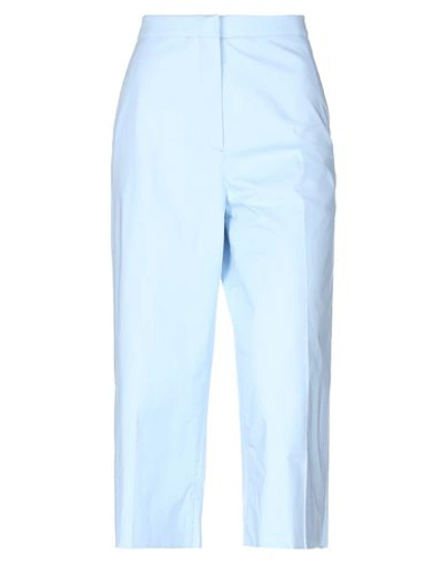 Shop Rochas Casual Pants In Sky Blue