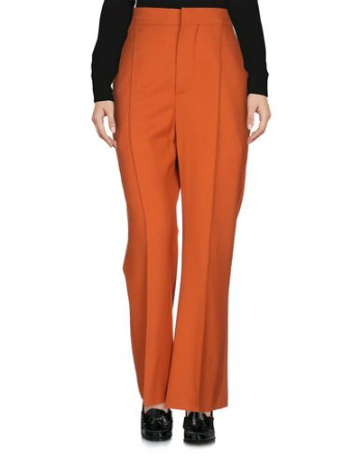 Shop Marni Woman Pants Rust Size 0 Virgin Wool In Red