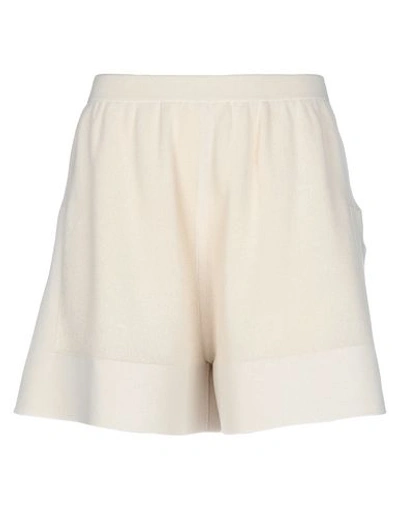 Shop Rick Owens Shorts In Ivory