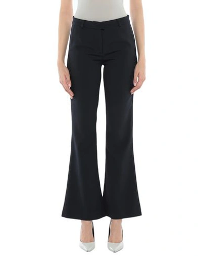 Shop Just Female Casual Pants In Dark Blue