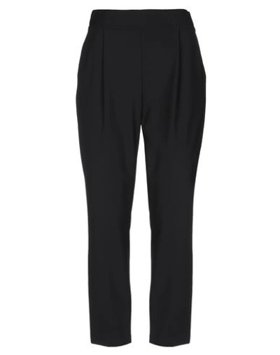 Shop Erika Cavallini Woman Pants Black Size 4 Polyester, Wool, Elastane