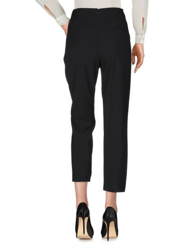 Shop Erika Cavallini Woman Pants Black Size 4 Polyester, Wool, Elastane
