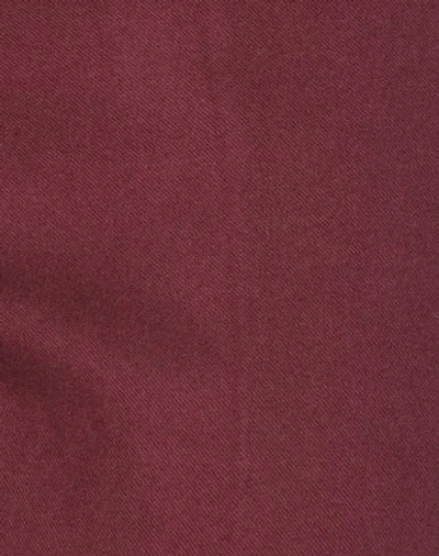 Shop Avenue Montaigne Casual Pants In Maroon