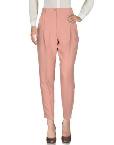 Shop Intropia Casual Pants In Pale Pink