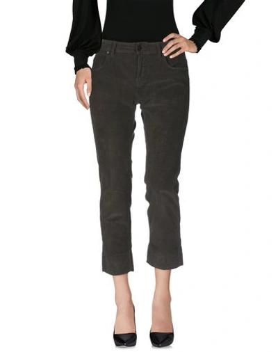 Shop Atelier Notify Casual Pants In Dark Green