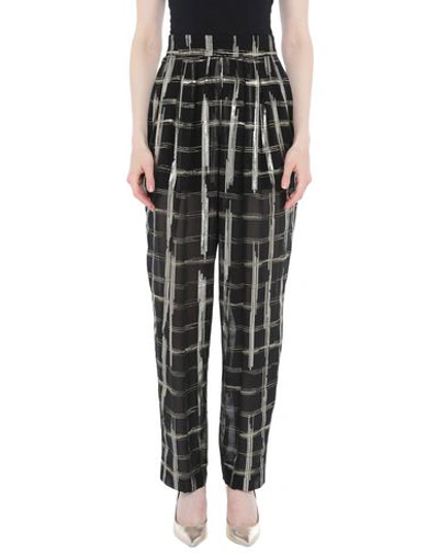 Shop Alberta Ferretti Woman Pants Black Size 6 Silk, Polyester