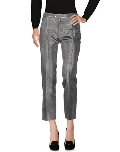 Shop Chloé Woman Pants Silver Size 2 Viscose, Cotton, Polyester