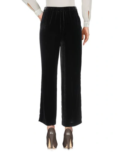 Shop Aspesi Woman Pants Dark Brown Size 4 Viscose, Silk