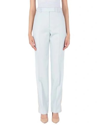 Shop Calvin Klein 205w39nyc Woman Pants Sky Blue Size 4 Virgin Wool