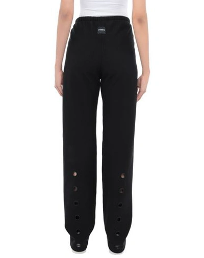 Shop Vetements Pants In Black