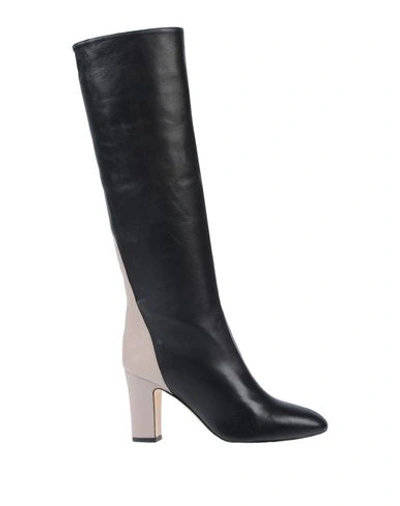 Shop Gia Couture Knee Boots In Black