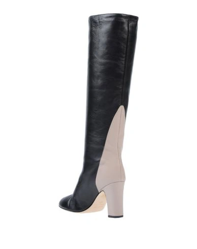 Shop Gia Couture Knee Boots In Black