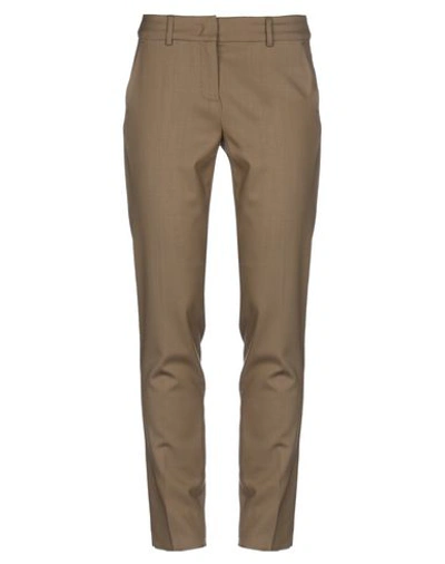 Shop Sportmax Code Casual Pants In Khaki