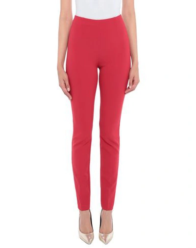 Shop Pinko Woman Pants Red Size 6 Polyester, Elastane