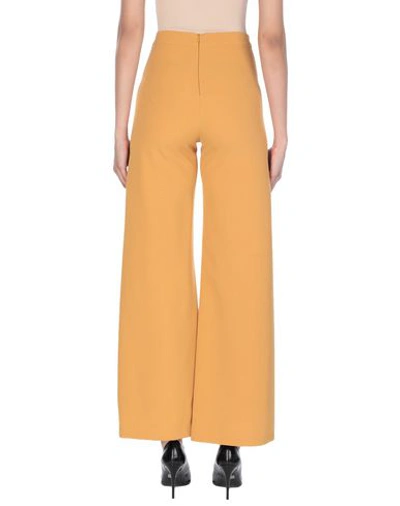 Shop Blugirl Folies Blugirl Blumarine Woman Pants Ocher Size 6 Polyester, Elastane In Yellow