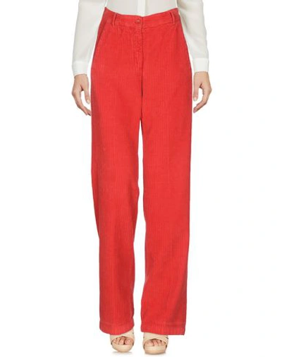 Shop Hartford Casual Pants In Red