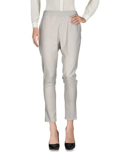 Shop Pauw Casual Pants In Grey