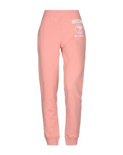 Shop Moschino Woman Pants Pink Size 8 Cotton