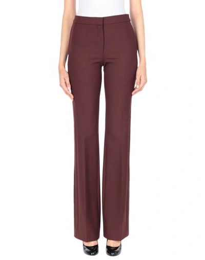 Shop Victoria Victoria Beckham Casual Pants In Cocoa