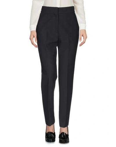 Shop Msgm Woman Pants Black Size 2 Polyester, Viscose, Elastane