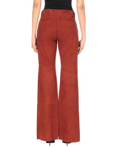 Shop Antonelli Pants In Brick Red