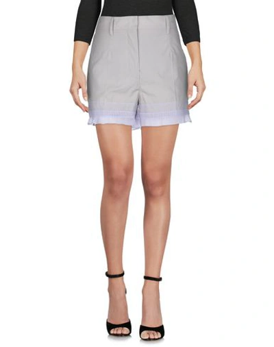 Shop Prada Shorts & Bermuda Shorts In Light Grey