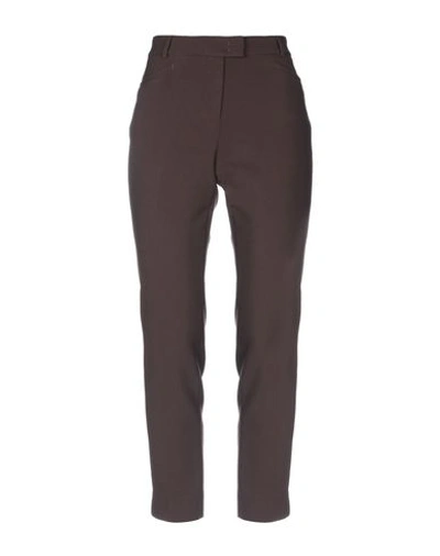 Shop Argonne Casual Pants In Dark Brown