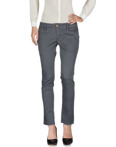 Shop Monocrom Casual Pants In Grey