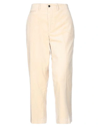 Shop Bellerose Casual Pants In Ivory