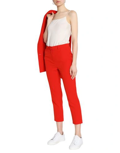 Shop Iris & Ink Casual Pants In Red