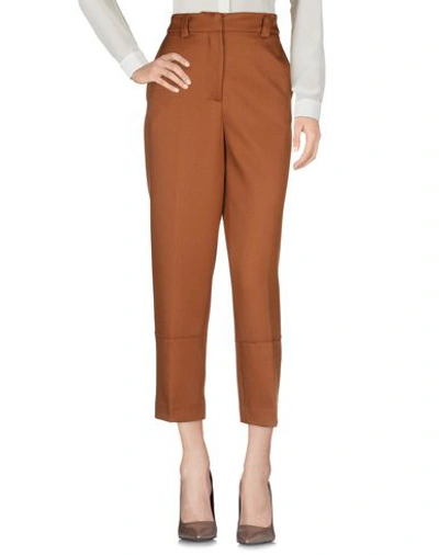 Shop Mauro Grifoni Casual Pants In Brown