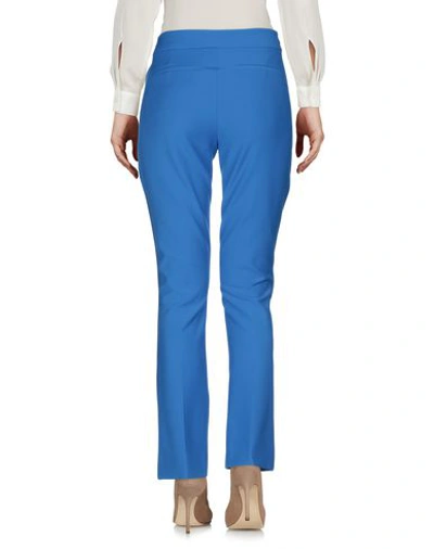 Shop Sportmax Code Casual Pants In Bright Blue