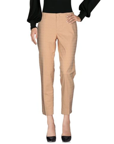 Shop Pt0w Casual Pants In Apricot