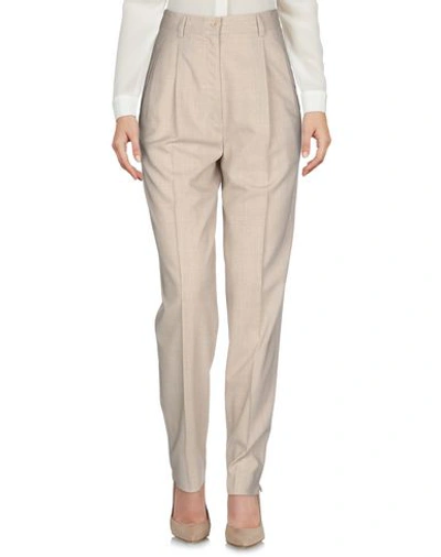 Shop Anderson Casual Pants In Beige