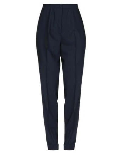 Shop Anderson Casual Pants In Dark Blue