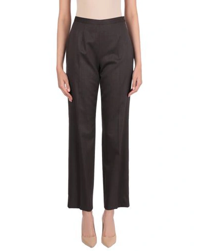 Shop Anderson Casual Pants In Dark Brown