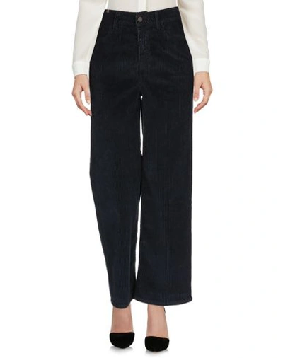 Shop Atelier Notify Casual Pants In Dark Blue