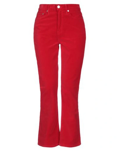 Shop Re/done Casual Pants In Red