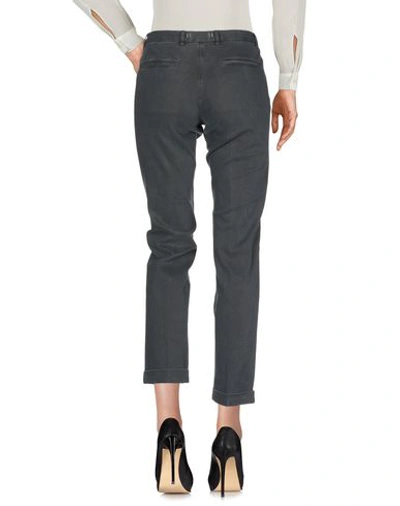 Shop Monocrom Casual Pants In Steel Grey