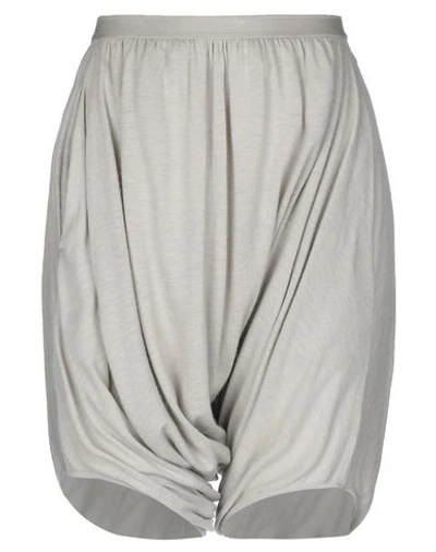 Shop Rick Owens Shorts & Bermuda In Light Grey