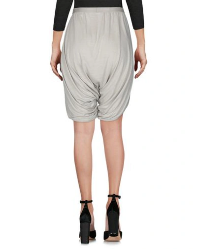 Shop Rick Owens Shorts & Bermuda In Light Grey