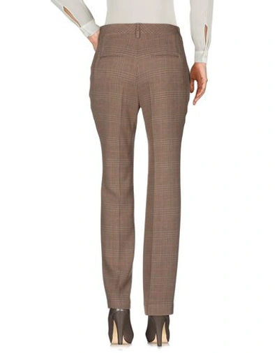 Off-white Woman Pants Khaki Size 4 Viscose, Virgin Wool In Beige