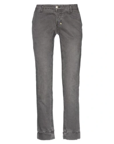 Shop Monocrom Casual Pants In Lead