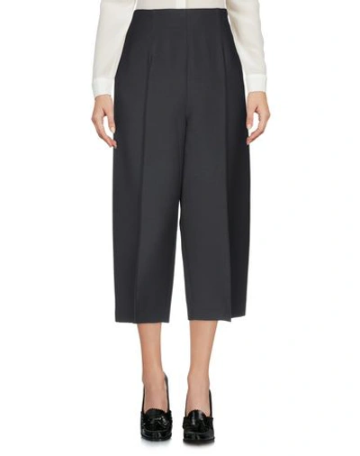Shop Valentino Cropped Pants & Culottes In Black