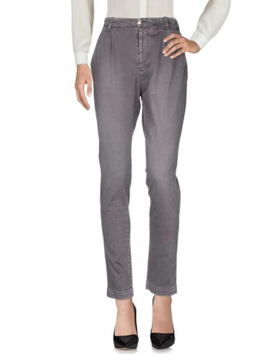 Shop Monocrom Casual Pants In Lead