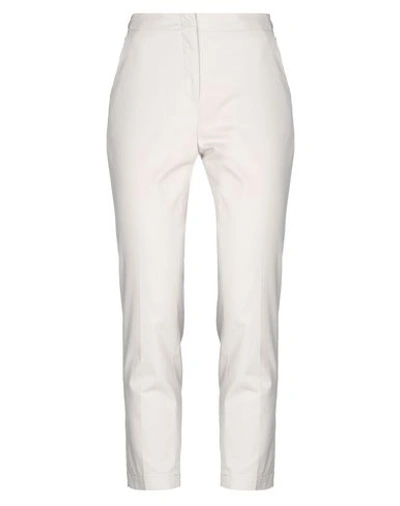 Shop Peserico Pants In Light Grey