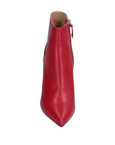Shop Francesco Russo Ankle Boot In Red