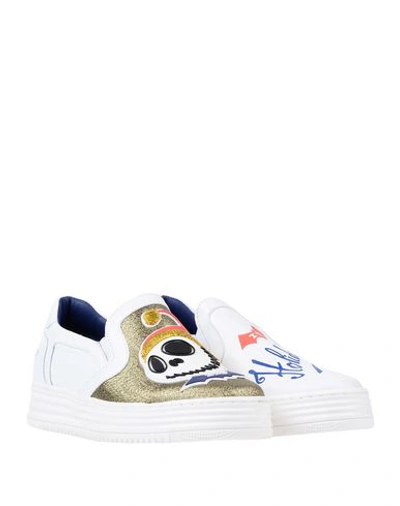 Shop A.testoni Sneakers In White