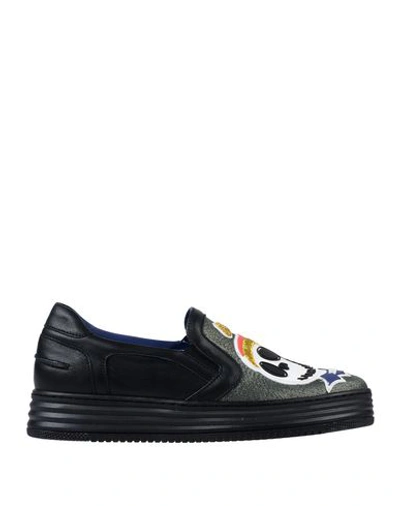 Shop A.testoni Sneakers In Black