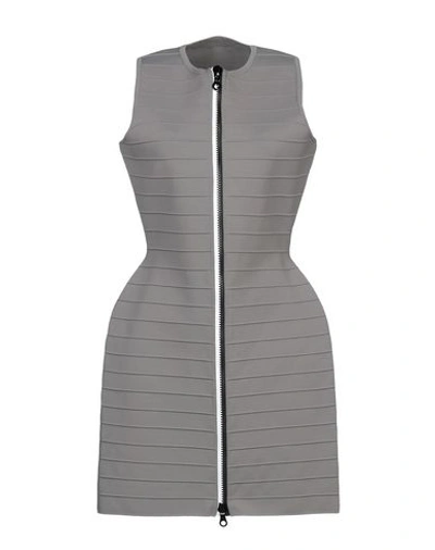 Shop Christopher Kane Short Dress In Grey